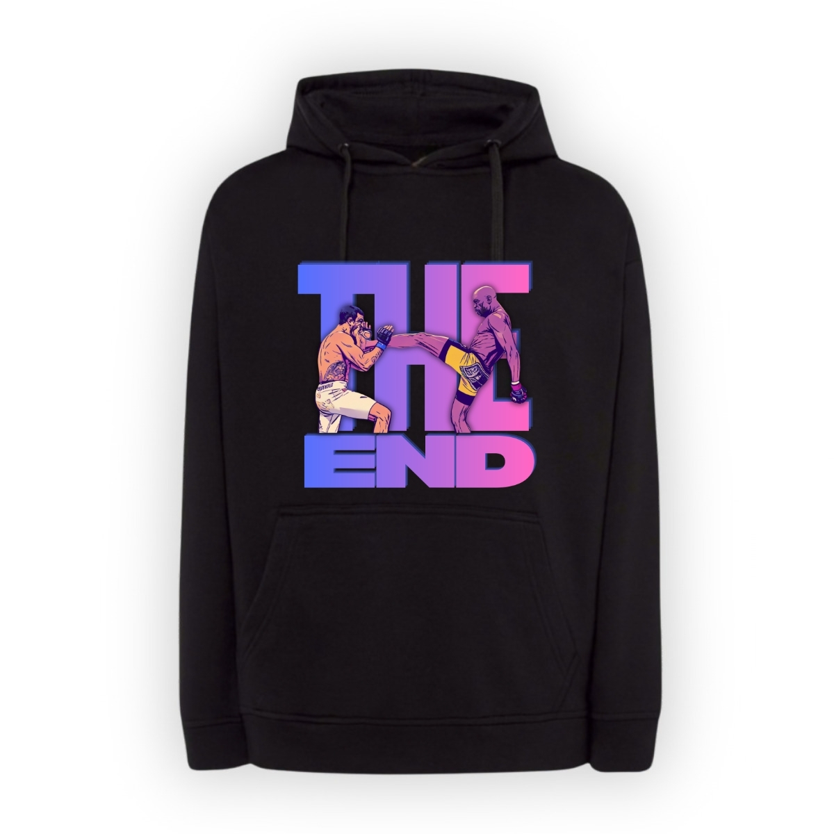 Bluza czarna The End Neon Frontkick