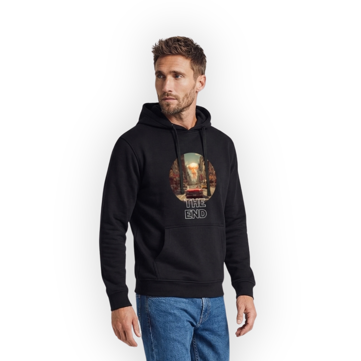 Bluza czarna The End Nuked Cadillac - obrazek 3