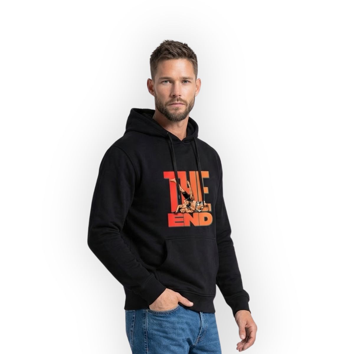 Bluza Czarna The End Neon Smash - obrazek 3