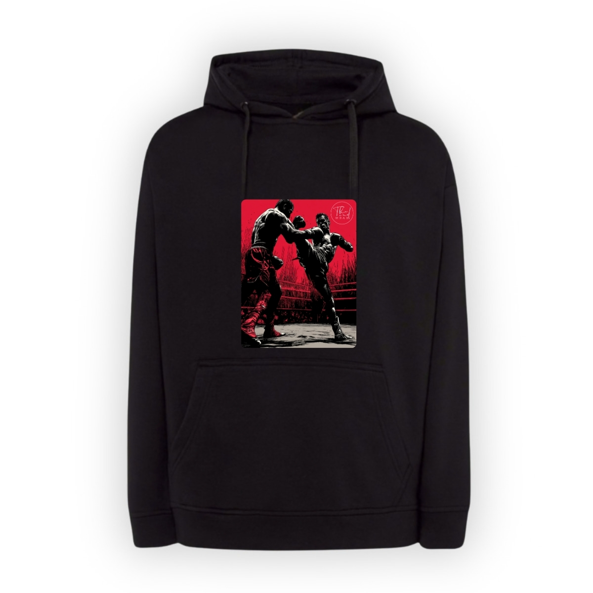 Bluza Czarna The End Red Highkick - obrazek 3