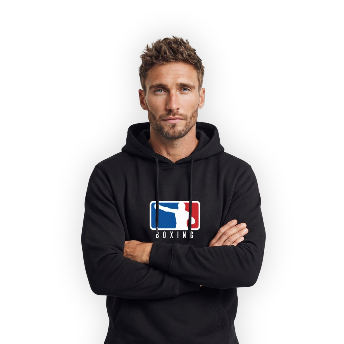 Bluza czarna Boxing NFL - obrazek 2