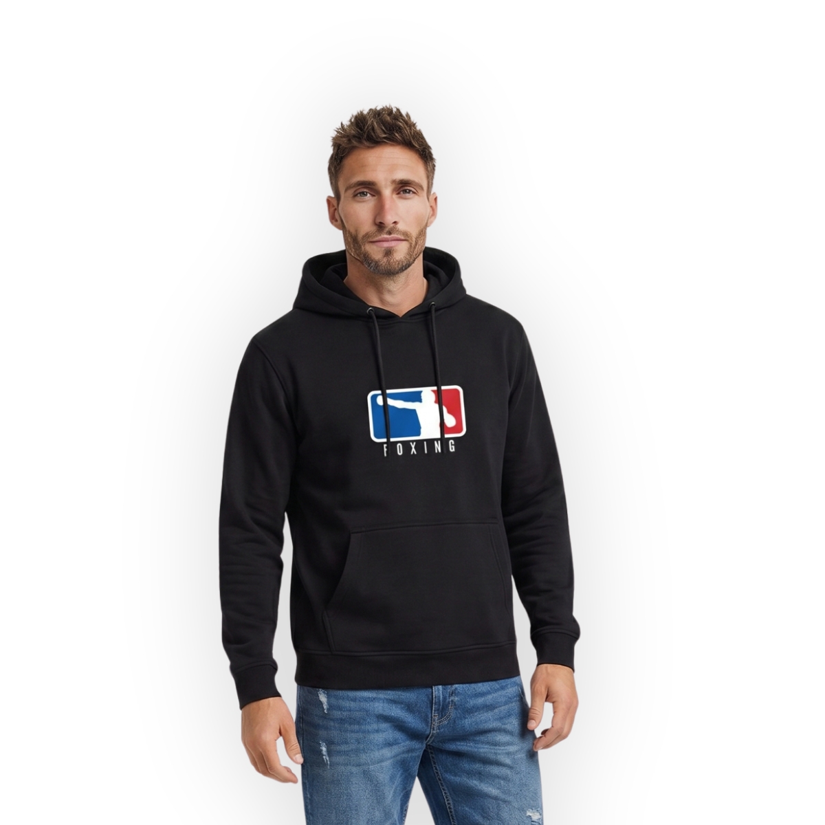 Bluza czarna Boxing NFL - obrazek 3